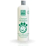 MENFORSAN Hundeshampoo mit Seidenproteinen und Arganöl 1L, revitalisiert das Fell des Haustieres