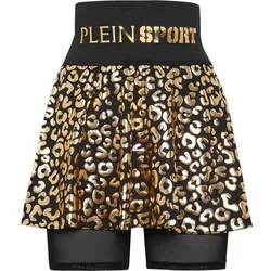 PLEIN SPORT Damen Rock LEOPARD, Gold, S