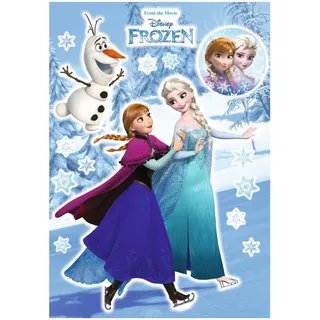 KOMAR Decosticker Anna & Elsa 50 x 70 cm