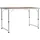 vidaXL Campingtisch Klappbar Braun