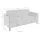DOMO collection 2-Sitzer DOMO COLLECTION "Amora, inklusive komfortablem Federkern für mehr Sitzkomfort", beige, B:178cm H:81cm T:90cm, Struktur (100% Polyester);Struktur grob (100% Polyester);Luxus-Microfaser (100% Polyester), Sofas, Komfortsitzhöhe 47 cm, Fußhöhe