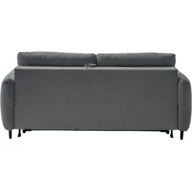 Home Affaire Schlafcouch Polyester 2-Sitzer Schwarz