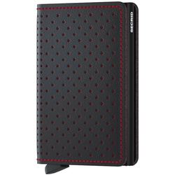 Secrid Slimwallet Perforated Black - Red