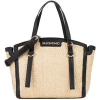 Valentino Demetra Henkeltasche Kunstleder Beige/Black