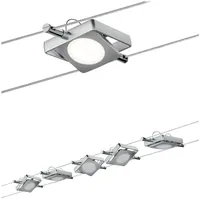 Paulmann MacLED Seilsystem-Basisset LED Spot 5x 4.3W chrom matt,