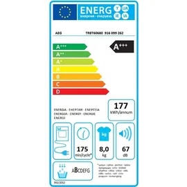 AEG TR8T60680 Wärmepumpentrockner (8 kg)