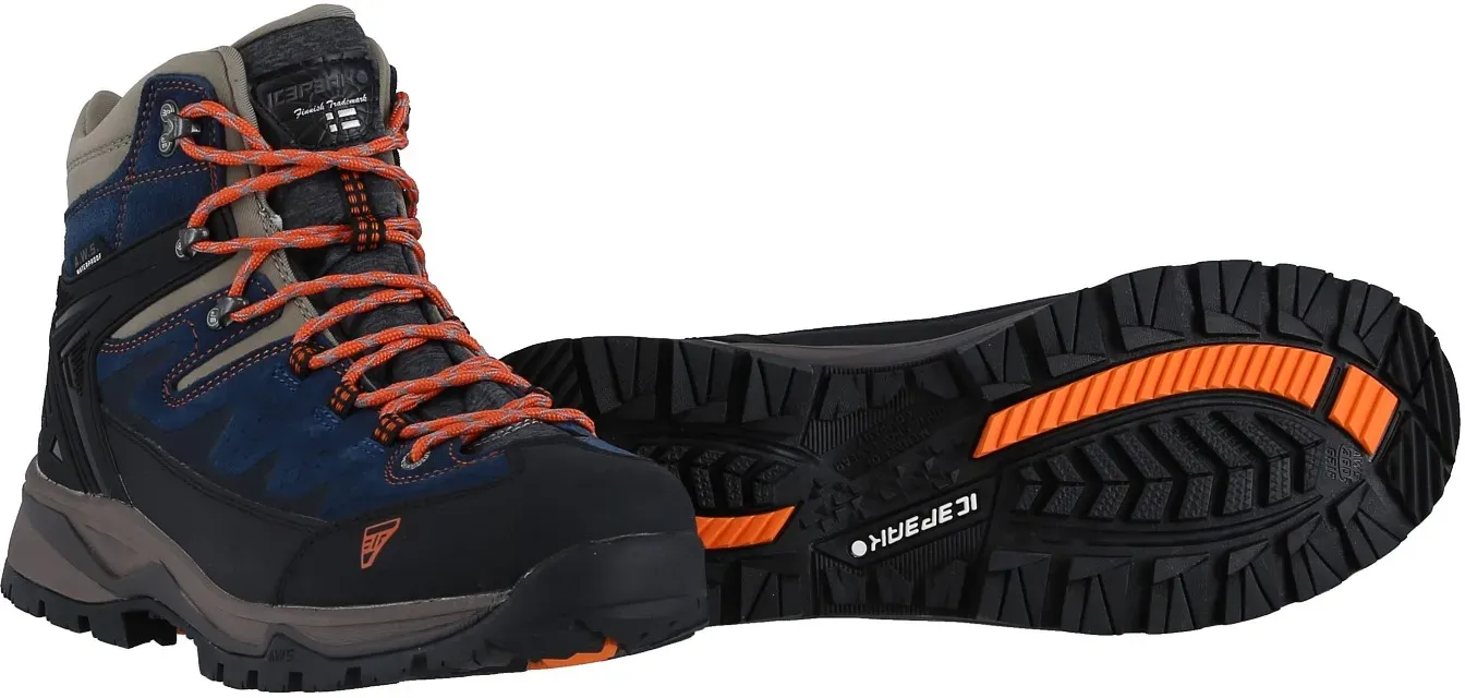 Icepeak Wanderschuhe Wynne Mid (wasserdicht) dunkelblau Herren