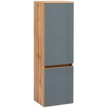 Held Helsinki Midischrank 40 x 130 x 35 cm Grau/Braun
