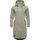 Ragwear Damen, Leichter Sweat Übergangsmantel lang windabweisend mit Kapuze Letti Long Olive Gr. XS - XS
