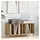 vidaXL Schallplattenschrank 100 x 38 x 48 cm Braun Holzwerkstoff