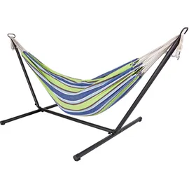 Spetebo Outdoor Doppel Hängematte mit Gestell