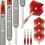 Unicorn Information System Unicorn Core XL Striker Steel Darts - Silver / Red - 22 g