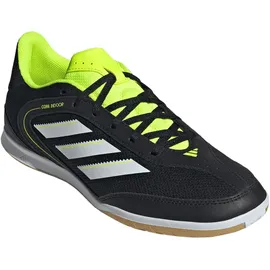 adidas Copa Court Club Indoor Football Boots, core Black/FTWR White/Lucid Lemon, 43 1/3