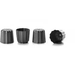 IBILI 4 Moka-Formen mit Rillen - 828800