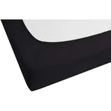 Biberna 0077144 Feinjersey140 x 200 - 160 x 200 cm schwarz