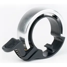Knog Oi Large Fahrradklingel silber 23,8 - 31,8 mm