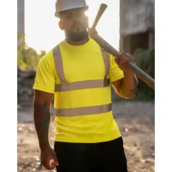 Korntex Hi-Vis Basic T-Shirt Cordoba - signal yellow - 3XL