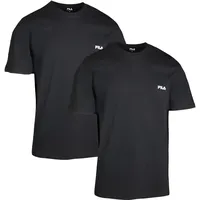 Fila FILA, Herren, Round Neck Undershirt 2er Pack - schwarz - XL