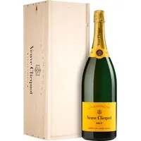 Jéroboam - Champagner Veuve Clicquot - Brut Carte Jaune - Holzkiste
