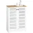 SoBuy Aileen BZR41 Badezimmerschrank 60 x 30 x 82 cm Weiß MDF
