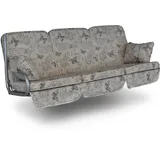 ANGERER Freizeitmöbel GmbH Hollywoodschaukel Auflage Comfort - passend für viele 3-Sitzer Hollywoodschaukeln - Schaukelauflage Made in Germany (beige Schmetterling)