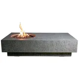 ELEMENTI Gasfeuerstelle "Ubinas" in Beton-optik