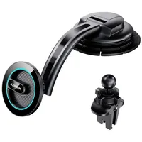 Joyroom magnetischer Autotelefonhalter für Cockpit, Armaturenbrett schwarz (JR-ZS366)