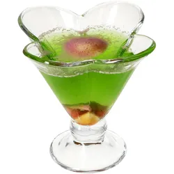 6er Set Klover Eisbecher mit Fuß - 41334