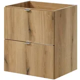 [en.casa] Waschbeckenunterschrank Skelbolu 50x60x40cm Eichenoptik [en.casa]