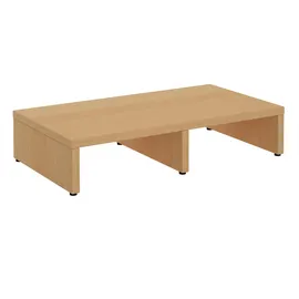 CARO-Möbel Monitorständer Bildschirmerhöhung 50 x 10 x 27 cm Braun