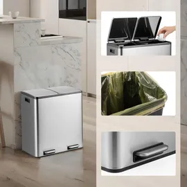 HJH Office Clean 13 60 l Silber