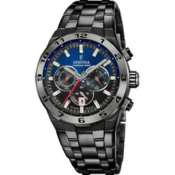 Festina Quarz Herren Chrono Bike F20673/1 - blau,schwarz - 44.5mm
