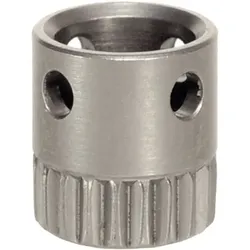 Kugelverbinder, selbstsichernd, mit Bügel, kompakte Bauweise/Buchse, Montage in Holz, arretierbar | Nennmaß=6,1 mm / l1=1 mm / l2=9 mm | 22330.0405