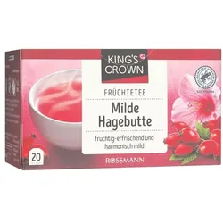 Kings Crown Früchtetee »Milde Hagebutte« Tassenportion, 20er-Pack