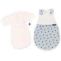 Träumeland Babyschlafsack 3tlg. Set Sternentraum blau, Größe 56/62