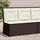 vidaXL Gartenbank 1-tlg 110 x 60 x 75 cm Braun