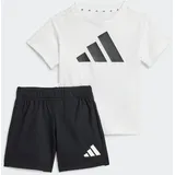 adidas Baby Essentials Big Logo Set Track Suit, white/black, 9-12 Months