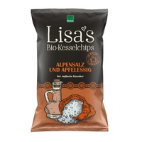Lisas Chips Kesselchips Alpensalz & Essig bio
