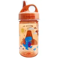 Nalgene Grip-n-Gulp Sustain Kindertrinkflasche mit Motiv, 350ml, Dino