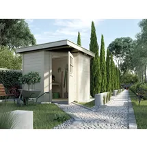 Weka Gartenhaus 229 2,09 x 2,05 m natur