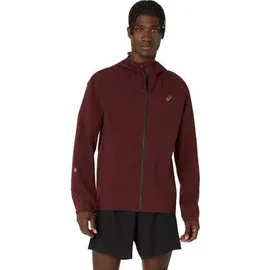 Asics METARUN WATERPROOF JACKET Herren Schwarz/Rot XL