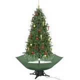 vidaXL Schneiender Weihnachtsbaum Grün 190 cm