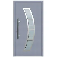 KNOCK Flügelüberdeckende Kunstoff-Haustür »Terra«, grau