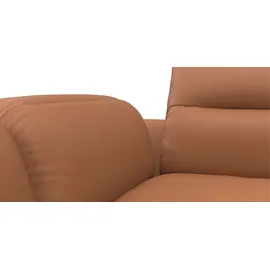 flexlux Eckcouch Kaltschaum 3-Sitzer Braun