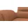 flexlux Eckcouch Kaltschaum 3-Sitzer Braun