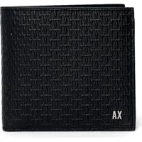 Giorgio Armani Armani Exchange Schwarzer Brieftasche mit Logo - Schwarz