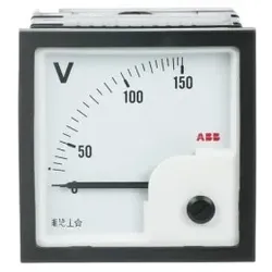 ABB VLM-1-150/72 Voltmeter analog Direktmessung, 150V, Wechselspannung, 72 2CSG112150R4001 VLM115072