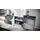 Vladon Wandgarderobe Carlton Anthrazit matt/Beton Oxid Optik
