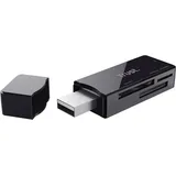 Trust 21934 Nanga USB-2.0-Kartenlesegerät schwarz