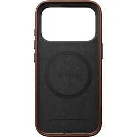 Nomad iPhone 17 Pro Leder Case braun